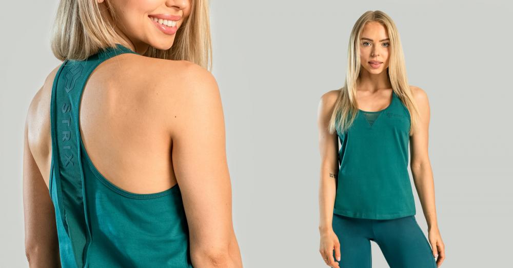 Ženski Tank Top Essential Deep Teal - STRIX