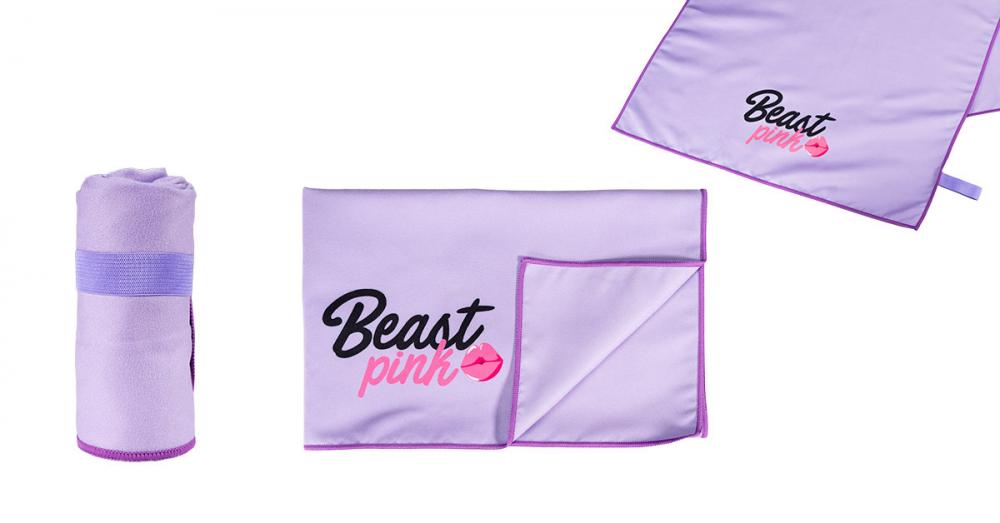 Sportski ručnik Lila Vibes - BeastPink