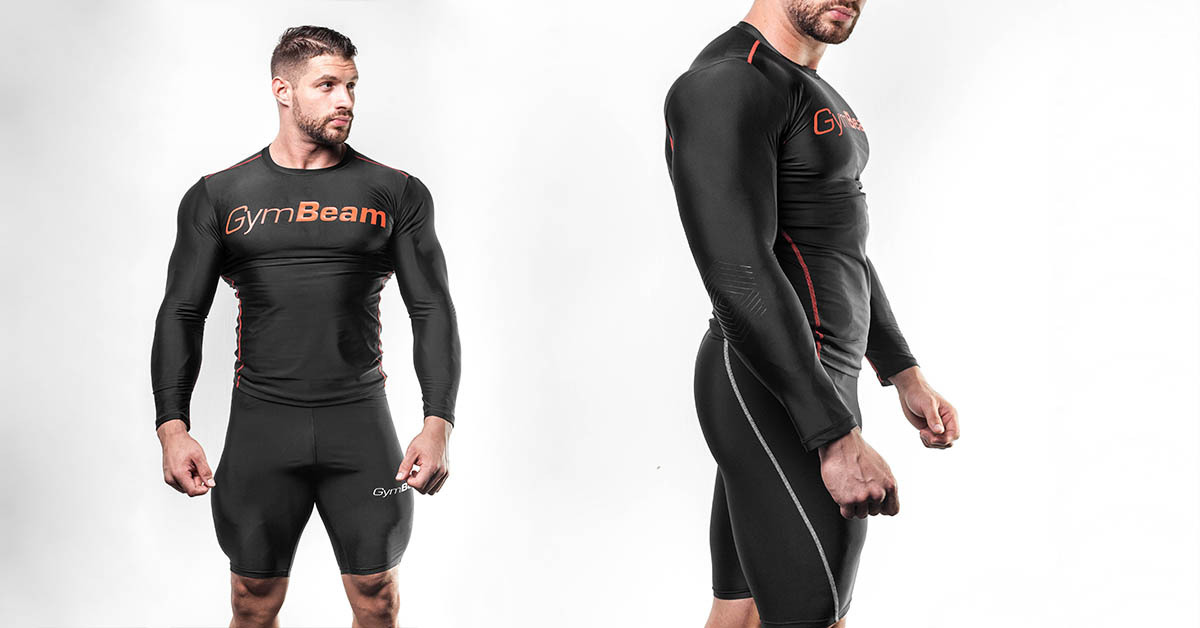 Kompresijske kratke hlače Black - GymBeam Clothing