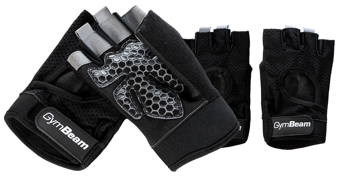 Grip Fitness Rukavice Black  - GymBeam