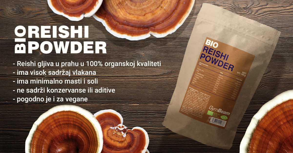 BIO Reishi prah - GymBeam